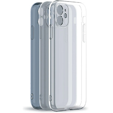 Myway Pack 3 coques pour iPhone 11/XR Souple Transparent