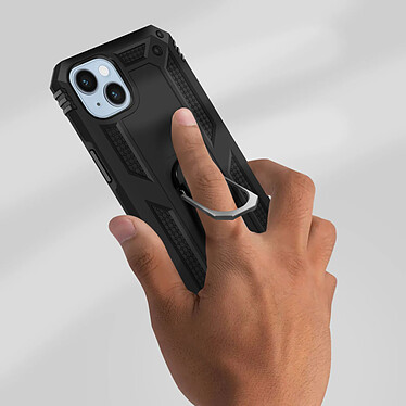 Avis Avizar Coque pour iPhone 14 Antichoc Bi-matière Bague Support Vidéo  noir