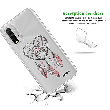 Avis Evetane Coque Xiaomi Redmi 9T 360 intégrale transparente Motif Attrape coeur Tendance