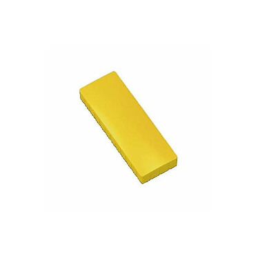 MAUL Boite de 10 Aimants MAULsolid 54x19 mm Puiss. 1 kg Jaune