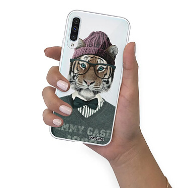 Evetane Coque Samsung Galaxy A70 360 intégrale transparente Motif Tigre Fashion Tendance pas cher