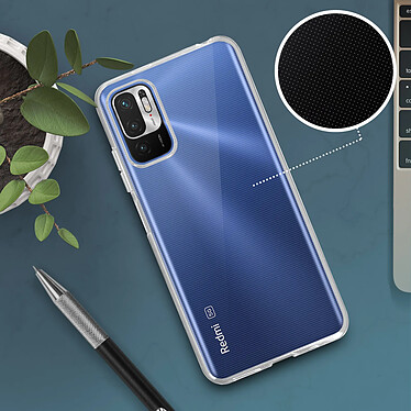 Avizar Coque Redmi Note 10 5G/Poco M3 Pro Souple et Film Verre Trempé 9H pas cher