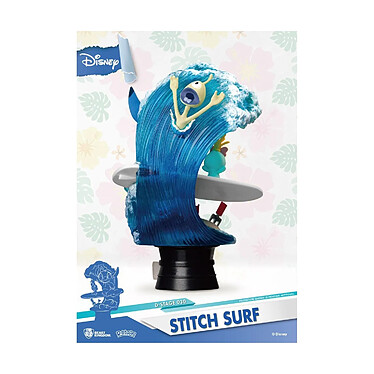 Avis Disney Summer Series - Diorama D-Stage Stitch Surf 15 cm