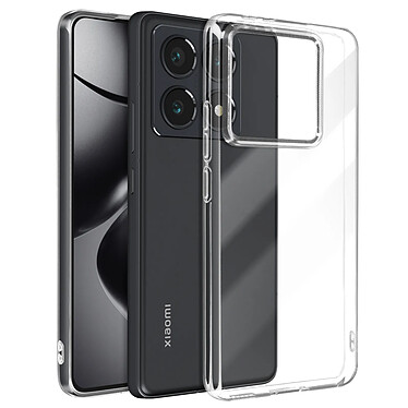 Mayaxess Coque pour Xiaomi 14T Pro Silicone Souple Transparent