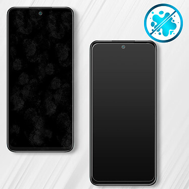 Avis Avizar Verre trempé pour Redmi 10 et 10 2022 Dureté 9H Anti-explosion Contour Noir