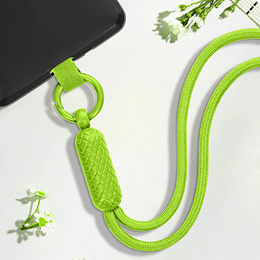 Acheter Avizar Cordon Téléphone Nylon Tressé Longueur 75cm Ajustable Design Ananas  vert citron