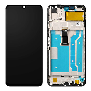 Clappio Bloc Complet pour Huawei P smart 2021 Écran LCD Vitre Tactile de remplacement Noir