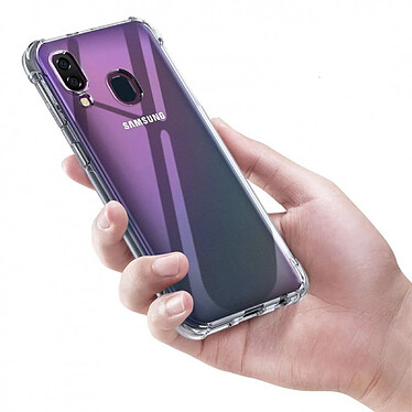 Acheter Evetane Coque Galaxy A40 ANTI CHOCS silicone transparente Motif bords renforcés