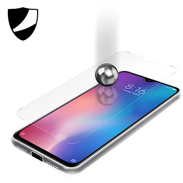 Avizar Coque Xiaomi Mi 9 SE Silicone Souple et Film Ecran Verre Trempé 9H pas cher