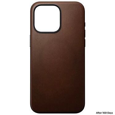 Avis Nomad Coque Modern Cuir pour iPhone 15 Pro Max Pro Marron