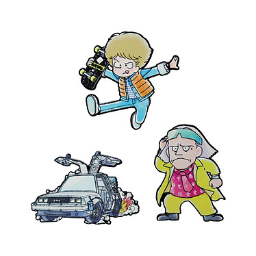 Retour vers le futur - Set 3 pin's Retour vers le futur Limited Japanese Edition