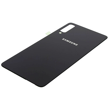 Clappio Cache batterie Samsung Galaxy A7 2018 Coque arrière de remplacement - Noir pas cher