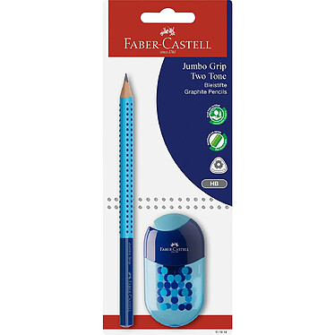 FABER-CASTELL Kit d'écriture Jumbo GRIP TWO TONE