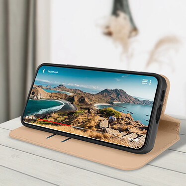 Acheter Avizar Étui pour Samsung Galaxy S23 FE Porte-carte Support Vidéo Clapet Magnétique  Rose Gold