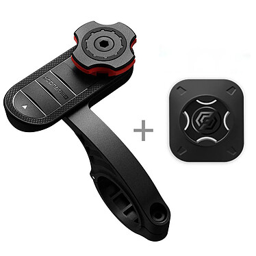 Spigen SGP Support Vélo Fixation Gearlock Rotatif Adaptateur Adhésif Out Front  Noir