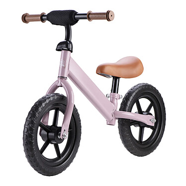 TechKidz Draisienne 10 pouces Modèle Road Riders Hauteur de Selle Ajustable Rose antique