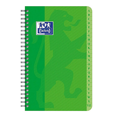 Avis OXFORD Carnet répertoire spirale 90 x 140 mm quadrillé 100 pages 90g x 10