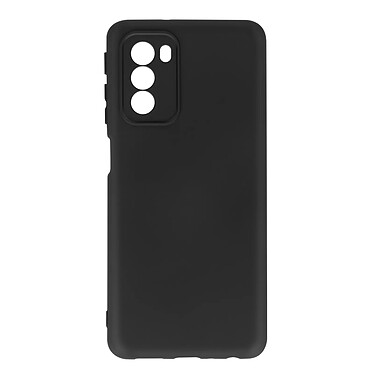 Avizar Coque pour Motorola Moto G51 5G Silicone Semi-rigide Finition Soft-touch Fine  noir