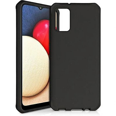 Itskins Coque pour Samsung Galaxy A02s Renforcée Feronia Bio Terra Noir