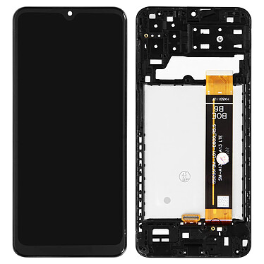 Avizar Bloc Complet pour Samsung Galaxy A13 4G Écran LCD et Vitre Tactile et Châssis Compatible  Noir