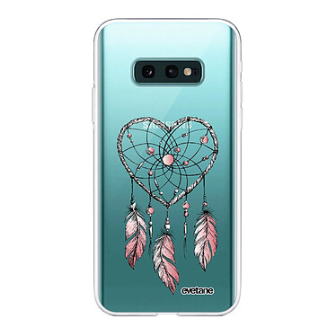 Evetane Coque Samsung Galaxy S10e 360 intégrale transparente Motif Attrape coeur Tendance