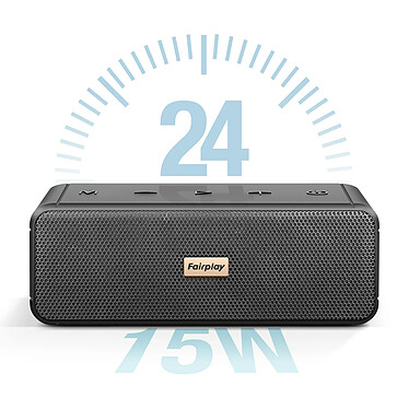 Avis Fairplay Enceinte Bluetooth Etanche IPX7 Puissance 15W Noir