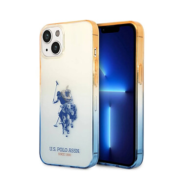 Acheter U.S Polo Coque de Protection pour iPhone 14 Plus Double Horse Bleu