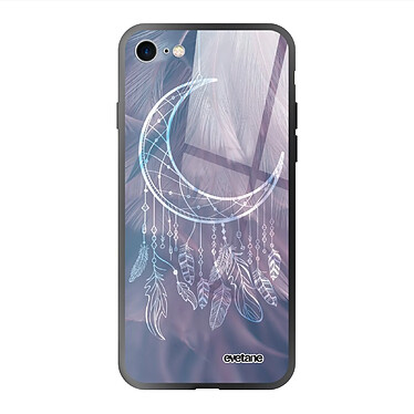 Evetane Coque iPhone 7/8/ iPhone SE 2020/ 2022 Coque Soft Touch Glossy Lune Attrape Rêve Design