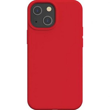 BigBen Connected Coque pour iPhone 13 mini Rigide en Silicone Soft Touch Rouge