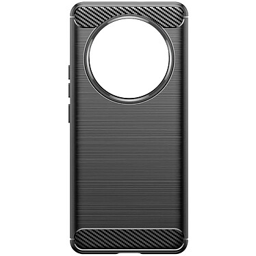 Avizar Coque pour Realme 12 Pro 5G Flexible Effet Carbone et Brossé Noir