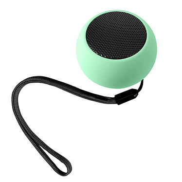 Avizar Mini Enceinte Sans Fil Son de Qualité 3W Bouton de Commande Compacte  vert