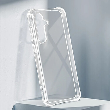 Acheter Avizar Coque pour Samsung Galaxy S24 FE Antichoc Flexible Coins renforcés Transparent