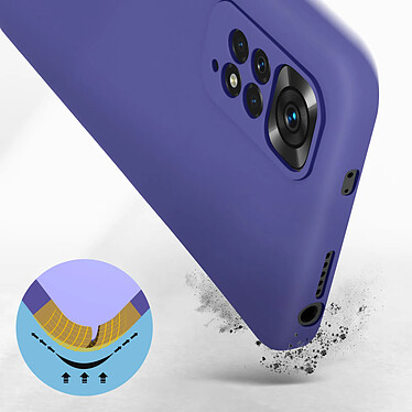 Avis Avizar Coque Xiaomi Redmi Note 11 et 11s Semi-rigide Soft-touch Fine violet