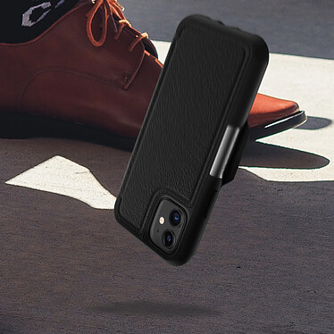 Acheter OtterBox Étui pour iPhone 11 Cuir Vachette Porte cartes résistant Strada Via  Noir