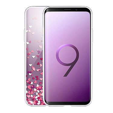 Avis Evetane Coque Samsung Galaxy S9 Plus 360 intégrale transparente Motif Confettis De Coeur Tendance