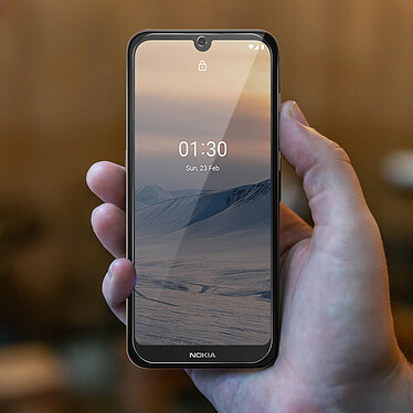 Avizar Film Nokia 1.3 Verre Trempé 9H Antichoc Bords Biseautés Anti traces Transparent pas cher
