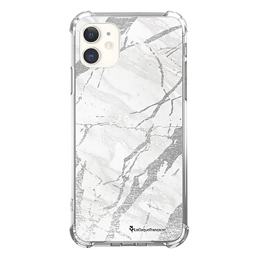 LaCoqueFrançaise Coque iPhone 11 anti-choc souple angles renforcés transparente Motif Marbre gris