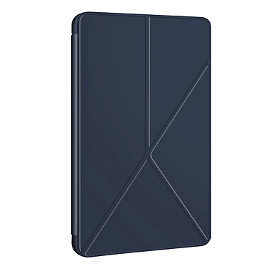 Avizar Étui pour Samsung Galaxy Tab S9 Clapet Origami Support Différents Angles  Bleu Nuit