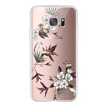 LaCoqueFrançaise Coque Samsung Galaxy S7 Edge 360 intégrale transparente Motif Fleurs Sauvages Tendance