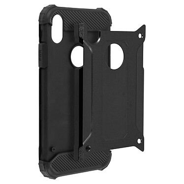 Avizar Coque Apple iPhone XR Protection Bi-matière Antichutes (1,80m) - Noir pas cher