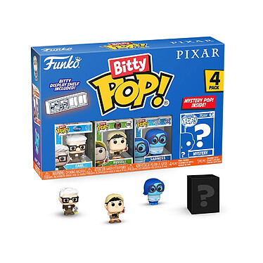 Pixar - Pack 4 figurines Bitty POP! Up 2,5 cm