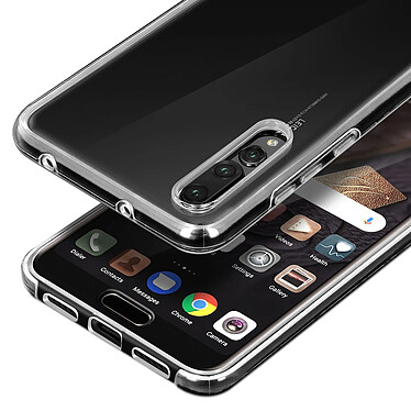 Avizar Coque Huawei P20 Pro Protection Silicone + Arrière Polycarbonate - Transparent pas cher