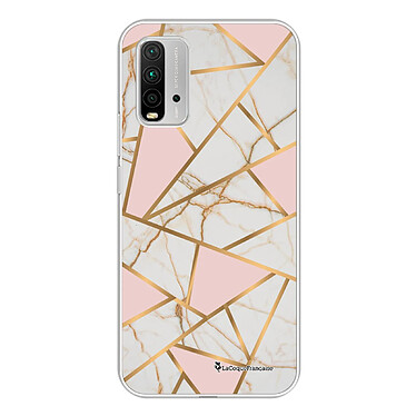 LaCoqueFrançaise Coque Xiaomi Redmi 9T 360 intégrale transparente Motif Marbre Rose Tendance