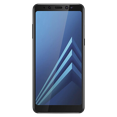 Avis Avizar Film Galaxy A8 Protection Ecran verre trempé Dureté 9H Antichoc - noir