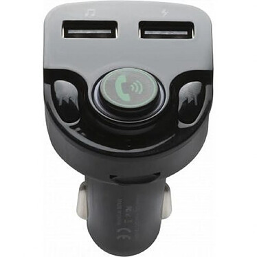 Avis BigBen Connected Double Chargeur voiture 2.4A avec transmetteur FM Noir