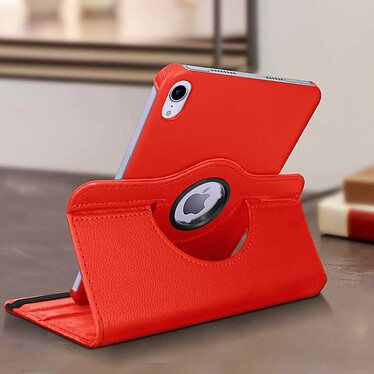 Avis Avizar Housse IPad Mini 2021 Clapet Support Rotatif 360° rouge