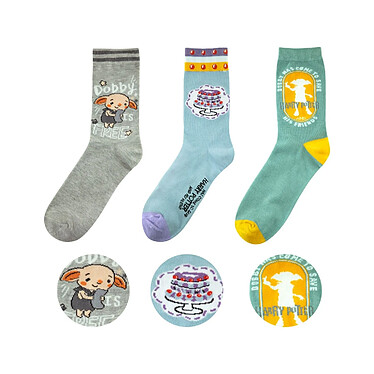 Harry Potter - Pack 3 paires de chaussettes Dobby