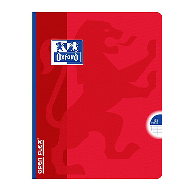 Avis OXFORD Cahier OPENFLEX broché 17x22 cm 192 pages grands carreaux 90g coloris aléatoire