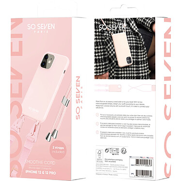 Avis So Seven Coque pour iPhone 12/12 Pro SMOOTHIE CORD Rose