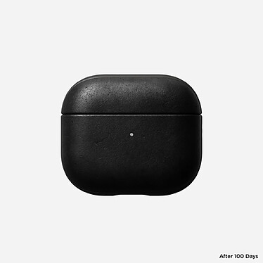 Avis Nomad Coque Cuir AirPods (3rd gen) Noir